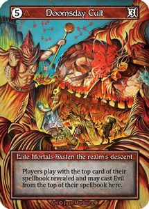 Sorcery Singles In Stock: Doomsday Cult (Foil)  - Gothic Foil