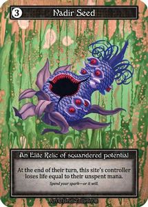 Sorcery Singles In Stock: Nadir Seed (Foil)  - Gothic Foil