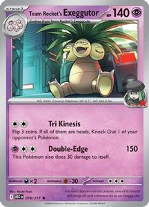 Team Rocket's exeggutor 78 - [ME Ascended Heroes] Holofoil