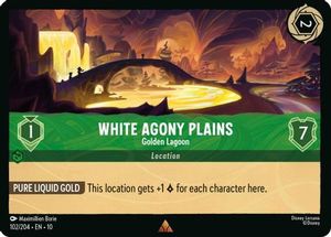 Lorcana Singles In Stock: White Agony Plains - Golden Lagoon (102/204) - Whispers in the Well