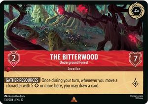 Lorcana Singles In Stock: The Bitterwood - Underground Forest (135/204) - Whispers in the Well