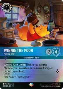 Lorcana Singles: Winnie the Pooh - Hungry Bear (Epic) (217/204) - Winterspell Holofoil