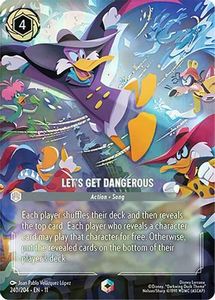 Lorcana Singles: Let's Get Dangerous (Enchanted) (240/204) - Winterspell Holofoil