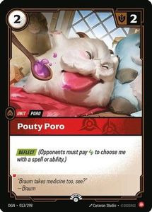 Pouty Poro (013/298) - Riftbound Organized Play Promotional Cards Foil