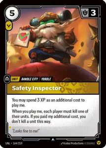New Arrivals: Safety Inspector (164/219) - Unleashed