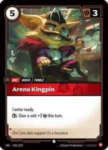 New Arrivals: Arena Kingpin (001/219) - Unleashed