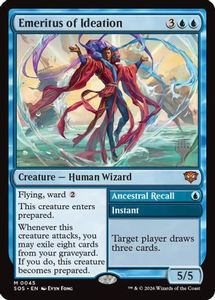 Mtg Singles Instock: Emeritus of Ideation (PPSOS-045) [Promo Pack: Secrets of Strixhaven]
