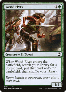 Wood Elves (KHC-080) [Kaldheim Commander]