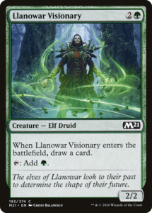 Llanowar Visionary (M21-193) [Core Set 2021]