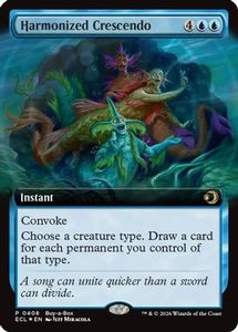 Mtg Singles Instock: Harmonized Crescendo (Extended Art) (BABP-408) [Buy-A-Box Promos] Foil
