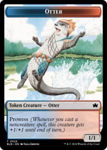 Otter Token (BLB-025) [Bloomburrow Tokens]