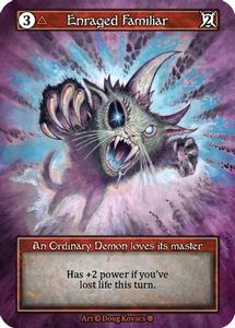 Enraged Familiar (Foil)  - Gothic Foil