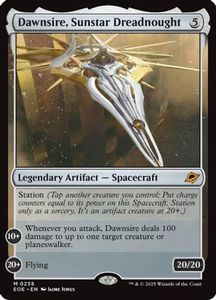 Fresh Mtg Singles: Dawnsire, Sunstar Dreadnought (EOE-238) [Edge of Eternities]