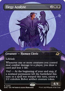 Elegy Acolyte (Borderless) (EOE-293) [Edge of Eternities] Foil