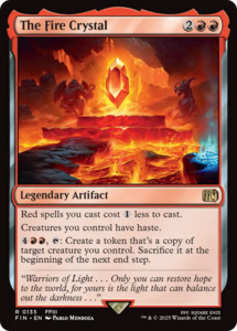 Fresh Mtg Singles: The Fire Crystal (FIN-135) [FINAL FANTASY]