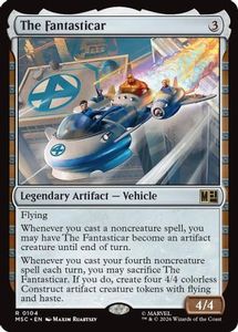 Mtg Singles Instock: The Fantasticar (MSC-104) [Commander: Marvel Super Heroes]
