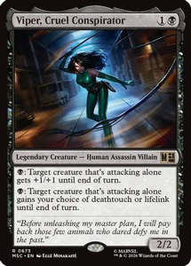 Mtg Singles Instock: Viper, Cruel Conspirator (MSC-673) [Commander: Marvel Super Heroes]