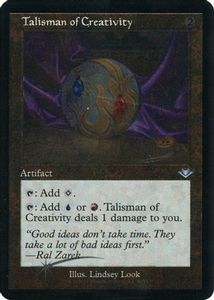 Talisman of Creativity (Retro Frame) (Foil Etched) (MH1-034) [Modern Horizons] Foil