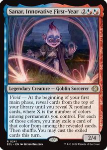 Mtg Singles Instock: Sanar, Innovative First-Year (PPECL-241) [Promo Pack: Lorwyn Eclipsed] Foil