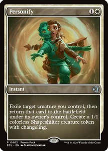 Fresh Mtg Singles: Personify (PPECL-402) [Promo Pack: Lorwyn Eclipsed] Foil