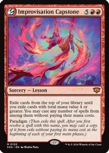 Fresh Mtg Singles: Improvisation Capstone (SOS-120) [Secrets of Strixhaven]