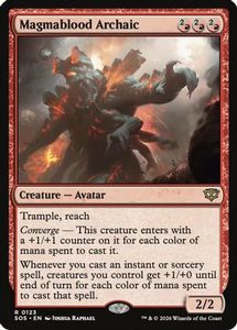 Fresh Mtg Singles: Magmablood Archaic (SOS-123) [Secrets of Strixhaven]