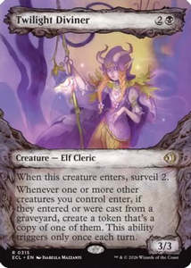 Twilight Diviner (Showcase) (ECL-315) [Lorwyn Eclipsed] Foil