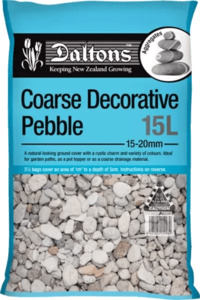 Daltons Coarse Decorative Pebble 15L - California Home & Garden
