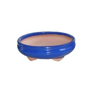 Izumi Oval Blue - California Home & Garden
