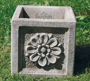 Dragonstone Motif Planter C - California Home & Garden