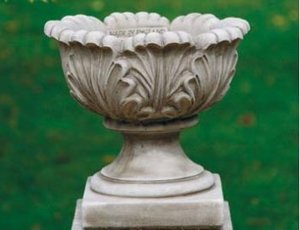 Dragonstone Small Acanthus Urn - California Home & Garden