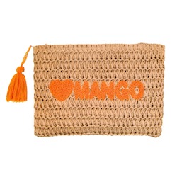 Mango Merch: MANGO Raffia Clutch â¥