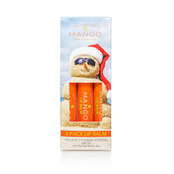 Beach Vibes Snowman Lip Balm SPF15 Trio