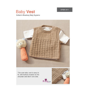 Broadway Pattern Baby Vest (DFBK011)