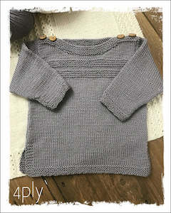 Kiwi Knit And Stitch Patterns: Kiwi Knit Pattern Vintage Jumper 4 Ply and 8 Ply