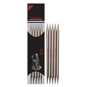ChiaoGoo Stainless Steel Double Point Needles 20cm 3.75mm (6008-5)