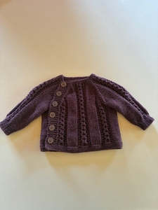 Hand Knit Market Place: Hand Knit Side Car Acrylic Cardigan (Ref Sid)