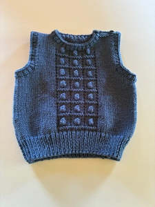 Hand Knit Market Place: Hand Knit Acrylic Avis Vest (Ref Avi)