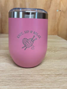 Gifts: Mugs Knitting Needles and Balls Pink (IMP 005)