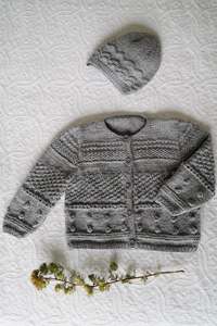 Patterns: Lisa F Frankie Cardigan and Hat 4 Ply BC91