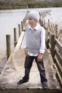 Lisa F Micah Vest and Beanie LF27