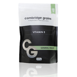 Products: CG Vitamin E 500g - Cambridge Grains