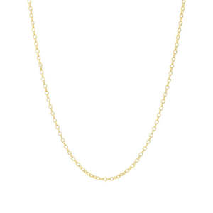 Gold Chains: 9ct Small Oval Belcher - 60cm