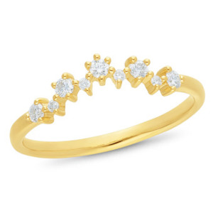 Laboratory Grown Diamonds: 9ct Yellow Gold Lab Diamond Ring