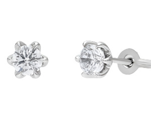 Laboratory Grown Diamonds: White Gold Lab Grown Diamond Studs