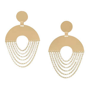 Gold Plated Jewellery: Allure Earrings -GP