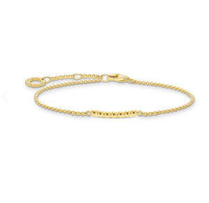 Gold Plated Jewellery: Dots Yellow GP Bracelet