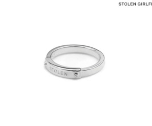 Bolted Band Ring - Narrow - SS - Size Q