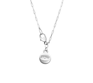 Stow Lockets: Silver Paper Clip Stow Chain - 55cm