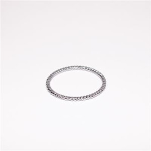 Silver Chains: Twist Stacker Ring  - SS